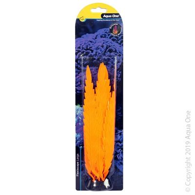 Aqua One Flexiscape (L) Indica Fern Orange 25cm