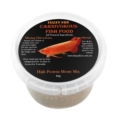 Fuzzy Fox Carnivore Meaty Mix 65g (Fish)
