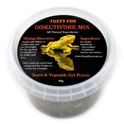 Fuzzy Fox Insectivore Gel Pre-mix 65g