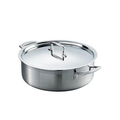 Le Creuset 3Ply Stainless Steel Sautese with Lid