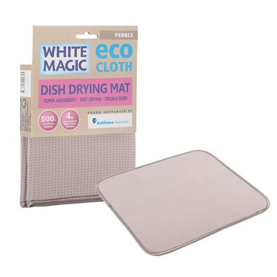 White Magic Eco Cloth Dish Drying Mat
