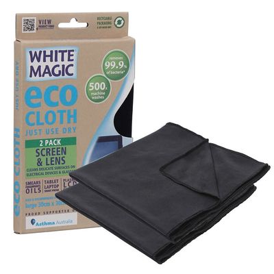 White Magic Eco Cloth - Screen &amp; Lens