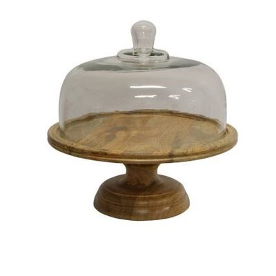 French Country Ploughmans Board Cake Dome on Stand
