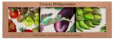 Emma Bridgewater Square Caddie Set - Vegetable Garden