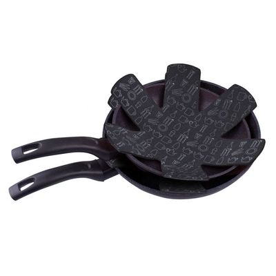 Appetito Pot &amp; Pan Protectors Set - Charcoal Grey