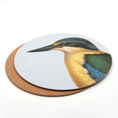 100% NZ Hushed Blue Kingfisher Placemat