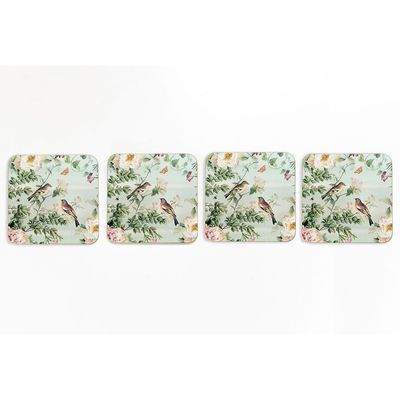 MM Linen Chinoiserie Coasters Set