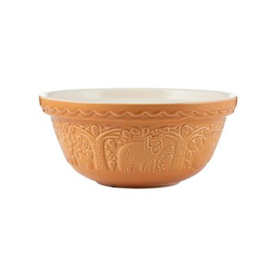Mason Cash In The Forest Mixing Bowl - Bear Ochre
