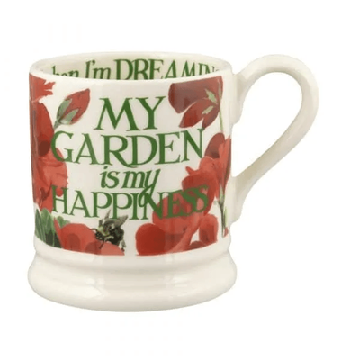 Emma Bridgewater 1/2 Pint Mug - My Garden Is My Happiness