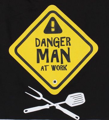 Hot House Apron - Danger Man At Work
