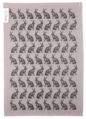 Hot House Tea Towel - Hare