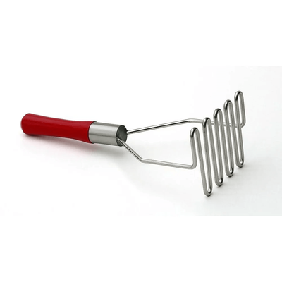 Best Masher Wooden Handle - Red