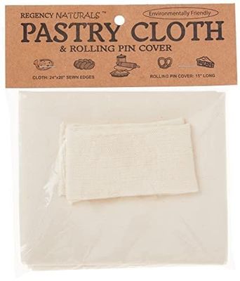 Regency Naturals Pastry Cloth &amp; Rolling Pin Cover