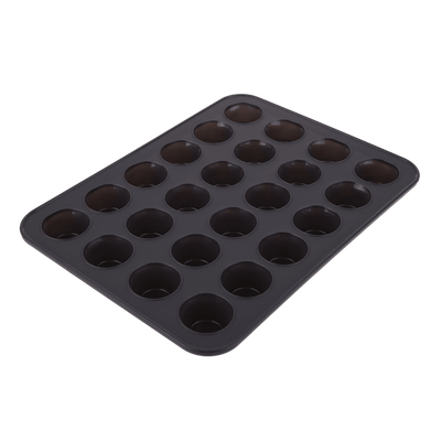 Daily Bake Silicone 24 Cup Mini Muffin Pan - Charcoal