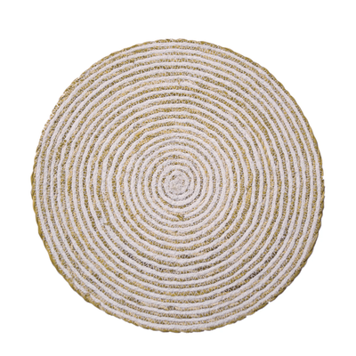 Maytime Placemat Round - White
