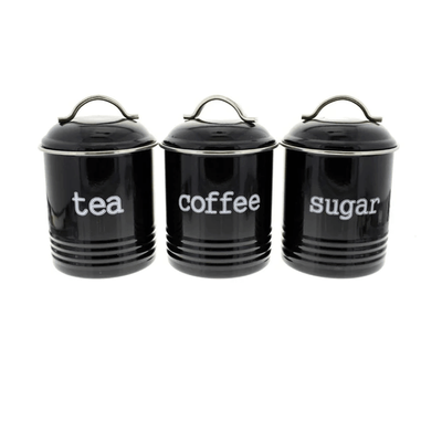 D Line Colonial Tea/Coffee/Sugar Canister Set