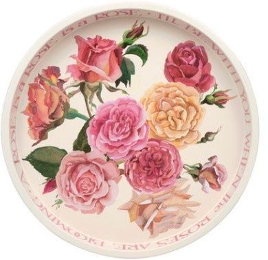 Emma Bridgewater Round Tin Tray - Roses All My Life
