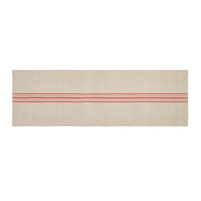 Linens &amp; More - Linen Blend Stripe Table Runner