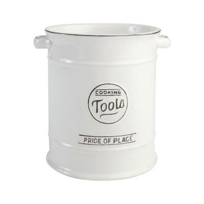 T &amp; G Pride Of Place Utensils Jar - White