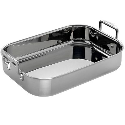 Le Creuset Classic 3Ply Stainless Steel Rectangular Roaster