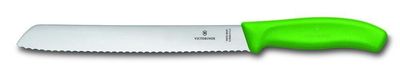Victorinox Classic Bread Knife Wavy Edge Blade - Green 21cm