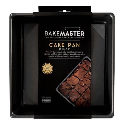 Bakemaster Loose Base Square Cake Pan