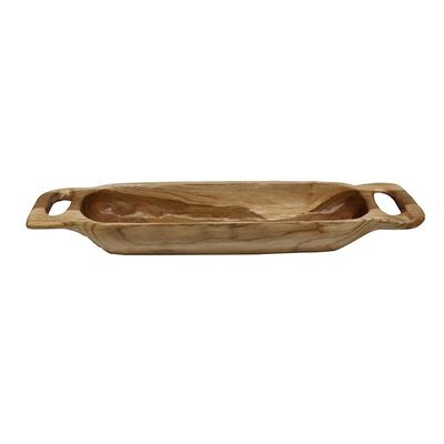 Le Forge Teak Root Oval Tray