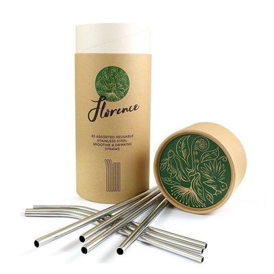 Florence Stainless Steel Straws - Individual