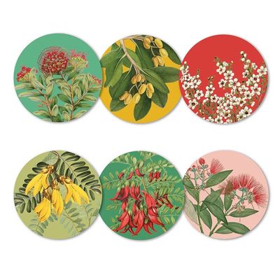 100% NZ Native Botanicals Coasters