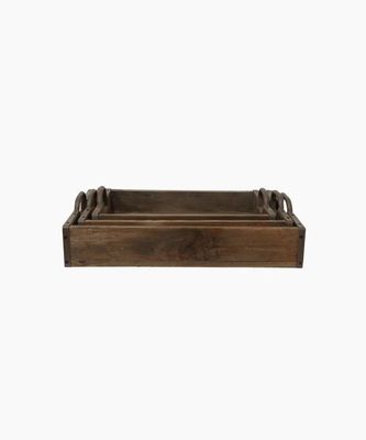 French Country Rustic Rectangle Trays - Individual