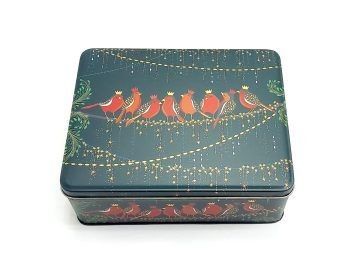 Sara Miller Robins Christmas Deep Rectangular Tin