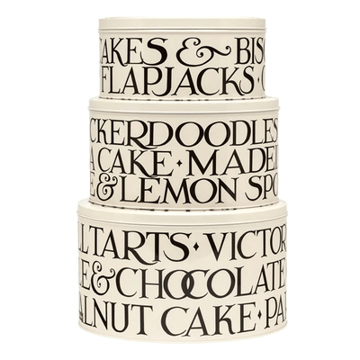 Emma Bridgewater Cake Tins - Black Toast