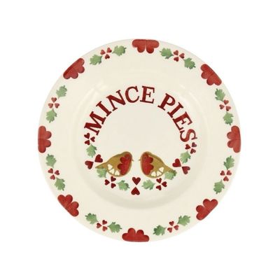 Emma Bridgewater 8 1/2&quot; Plate - Christmas Joy Mince Pies