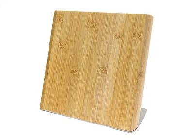 Icon Chef Magnetic Bamboo Knife Block