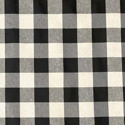 Stain Resistant Tablecloth &ndash; Big Gingham Black