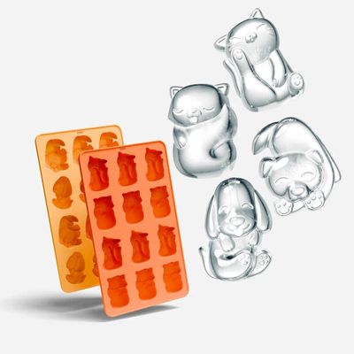 Zoku Cat &amp; Dog Ice Tray Set