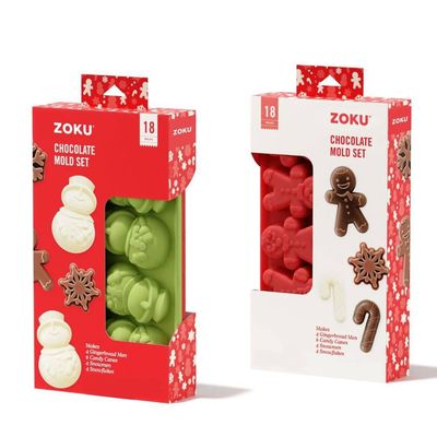 Zoku Holiday Chocolate Mould Set