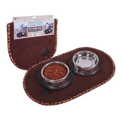 White Magic Pet Bowl Mat