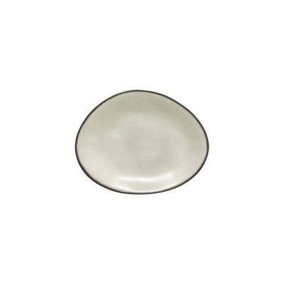 Costa Nova Stacked Organic Oval Plate - Salt