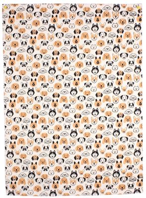 Hot House Printed Tea Towel - Dog Look