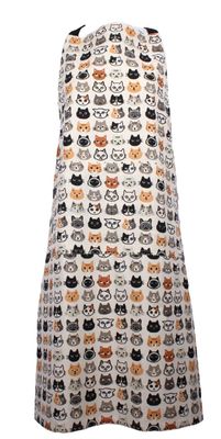 Hot House Printed Apron - Cat Look