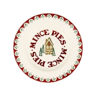 Emma Bridgewater Mince Pies 8 1/2&Prime; Plate - Gingerbread