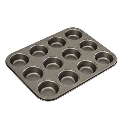 Bakemaster 12 Cup Muffin/Cupcake Pan &ndash; Non-stick