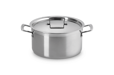 Le Creuset 3-Ply Stainless Steel Deep Casserole - 24cm