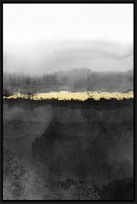 Darkness Canvas With Black Frame