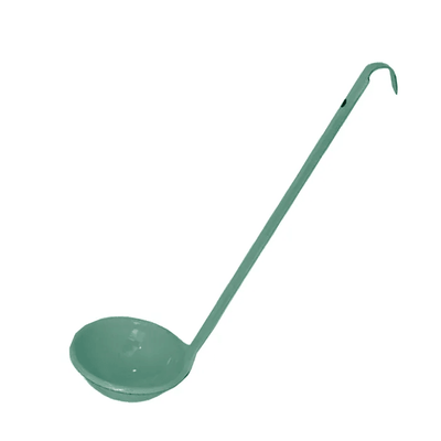 Dishy Enamelware Ladle &ndash; Tarragon