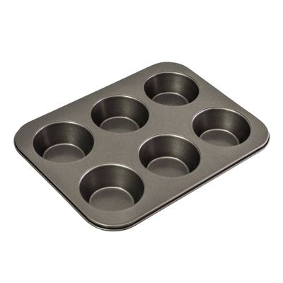 6 Cup Large Muffin Pan Non-stick