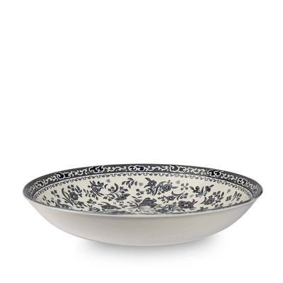 Black Regal Peacock Pasta Bowl 23cm/9&quot;