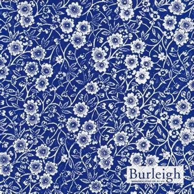 IHR Cocktail Burleigh Calico Blue