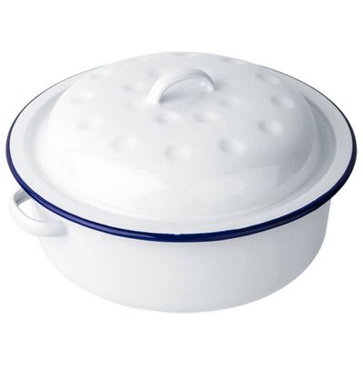 Falcon Roaster Round White 26cm